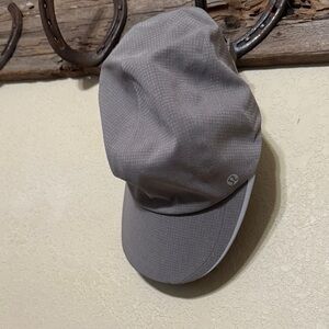 Lululemon fast and free run hat Light Gray Running Hat